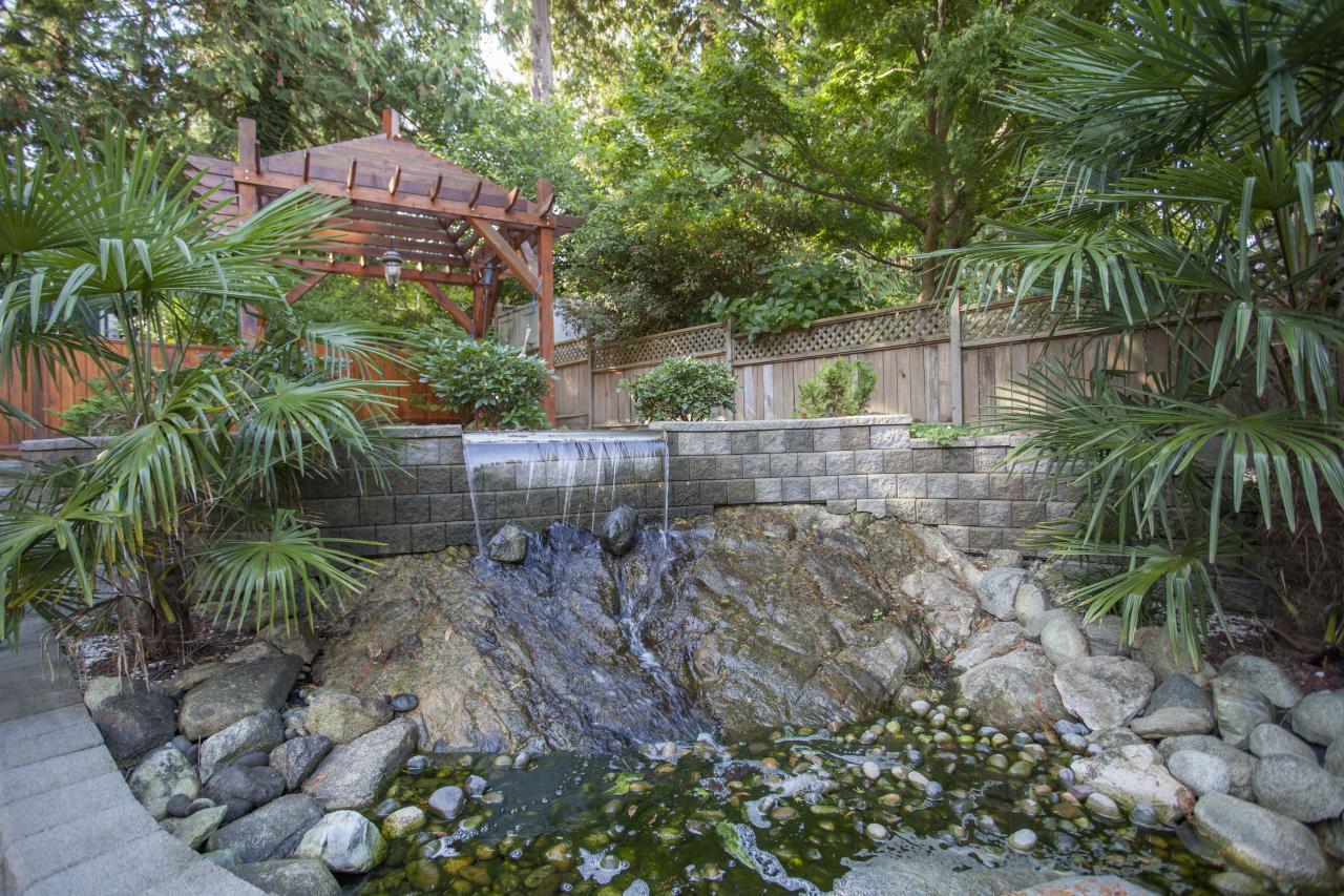 Peaceful Waterfall Feature