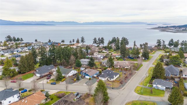 Aerial View to Ocean at 426 Willow Street, Parksville, Parksville/Qualicum