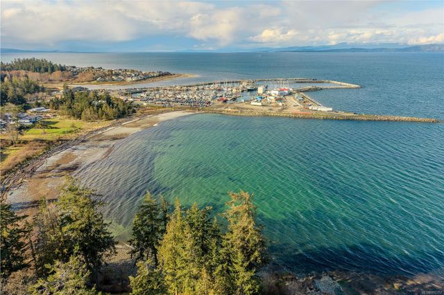 Aerial View towards French Creek Marina at 997 Dickinson Way, French Creek, Parksville/Qualicum