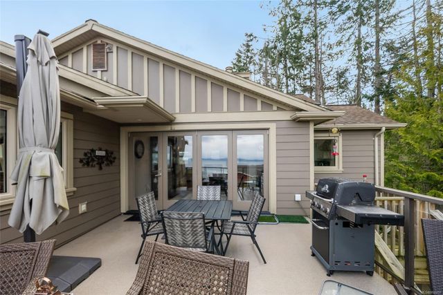 Deck and BBQ Area at 997 Dickinson Way, French Creek, Parksville/Qualicum