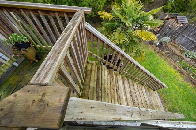 Stairs Down at 997 Dickinson Way, French Creek, Parksville/Qualicum