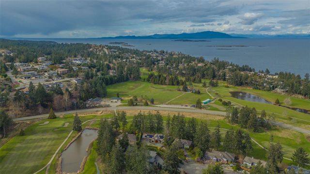 Aerial Fairwinds Golf Course View at 3595 Elginwood Place, Fairwinds, Parksville/Qualicum