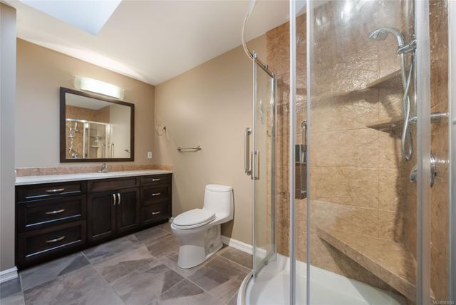Bathroom with Shower at 21 - 529 Johnstone Road, French Creek, Parksville/Qualicum Bathroom with Shower at 21 - 529 Johnstone Road, French Creek, Parksville/Qualicum