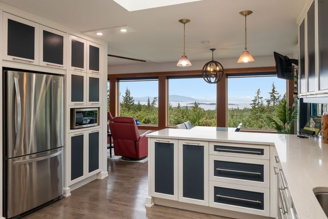 Kitchen Fridge View at 2311 Mate Place, Nanoose, Parksville/Qualicum Kitchen Fridge View at 2311 Mate Place, Nanoose, Parksville/Qualicum