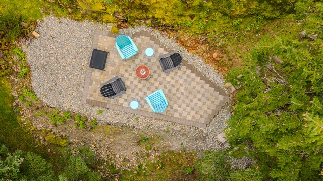 Fire Pit Aerial View at 2311 Mate Place, Nanoose, Parksville/Qualicum Fire Pit Aerial View at 2311 Mate Place, Nanoose, Parksville/Qualicum