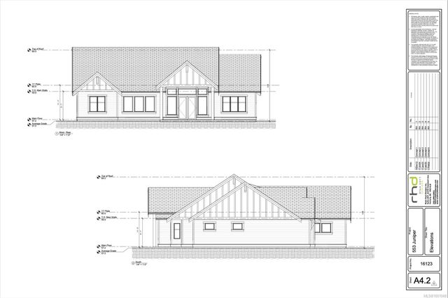 Proposed House Plans at 476 Dogleg Close, Qualicum Beach, Parksville/Qualicum