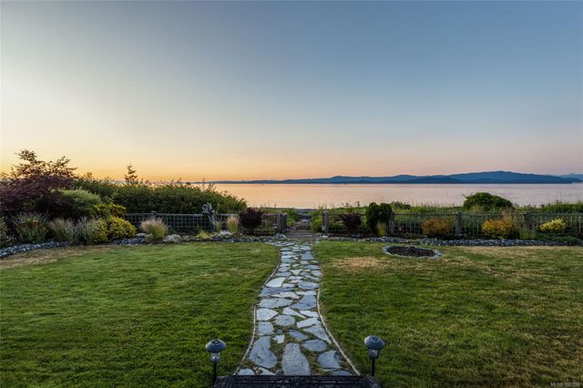 Garden Path to Beach at 1489 Admiral Tryon Boulevard, French Creek, Parksville/Qualicum