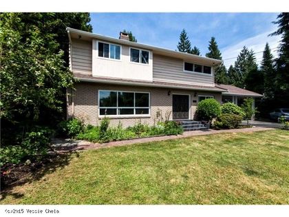 Backyard at 1284 Eldon Road, North Vancouver