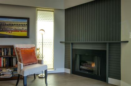 Fireplace at 301 - 143 E 19th, Central Lonsdale, North Vancouver Fireplace at 301 - 143 E 19th, Central Lonsdale, North Vancouver