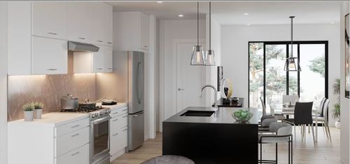 Kitchen Area, Twin Oak at 624 Strandlund Avenue, Mill Hill, Langford