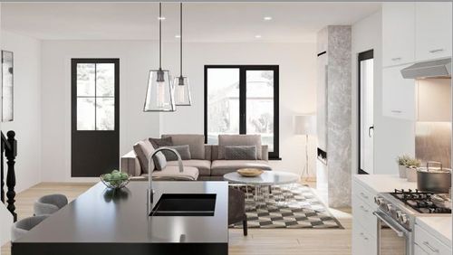 Living Area,Twin Oak at 624 Strandlund Avenue, Mill Hill, Langford