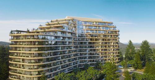 Exterior, One Bear Mountain at 2000 Hannington Road, Bear Mountain, Langford