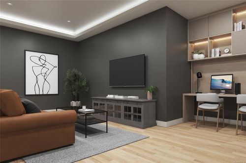 Living Room 2, Paragon Parc at 4253 Dieppe Road, High Quadra, Saanich East