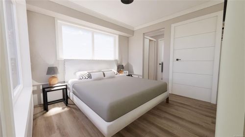 Bedroom, Dining/Kitche Area, Skyeview at 244 Island Highway, View Royal