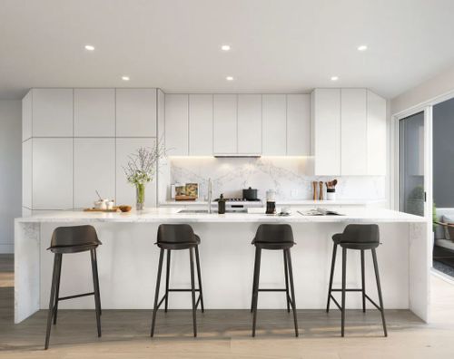 Kitchen, , Rotunda at 430 Powell Street, James Bay, Victoria