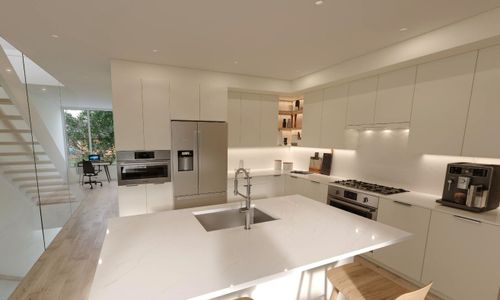 Full Kitchen, Rhodo at 1712 Fairfield Road, Victoria