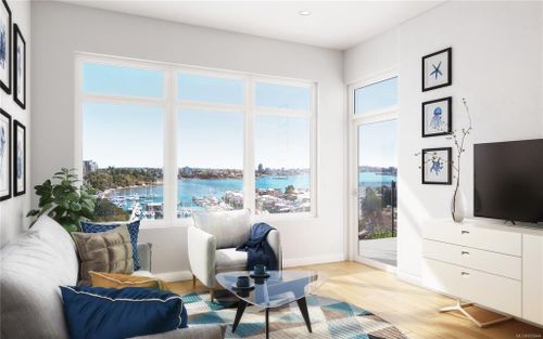 Living Room/View Feature -  Westbay Quay - Sapphire at 470 Head Street, Esquimalt