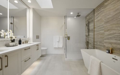 Bathroom, Bellewood Park - Townhomes at 1030-1058 Pentrelew Place, Victoria