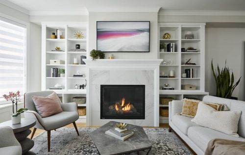 Living Area 2, Bellewood Park - Townhomes at 1030-1058 Pentrelew Place, Victoria
