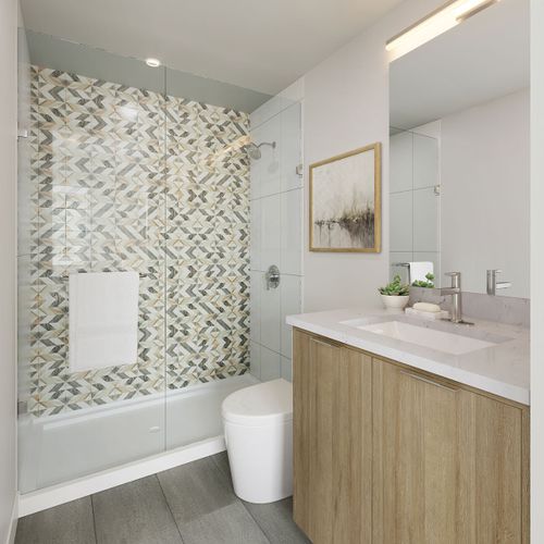 Ensuite, 757 At The RailYards at 757 Tyee Road, Victoria West