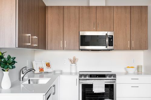 Pacific Trilogy - Kitchen at 842 Orono Avenue, Langford