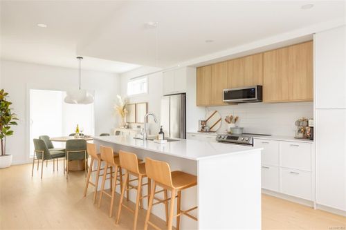 Kitchen Island at 3421 Harriet Road, Saanich West