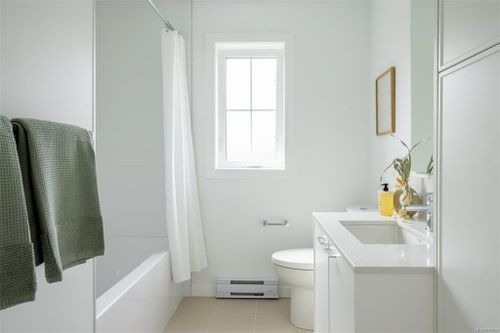 Bathroom at 3421 Harriet Road, Saanich West