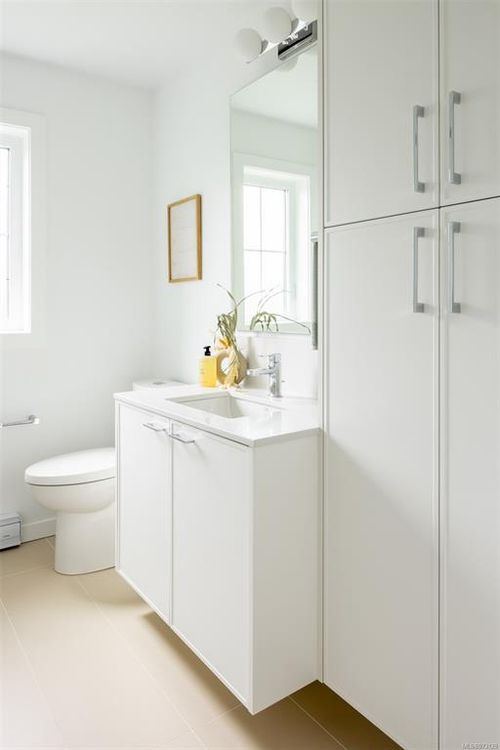 Bathroom at 3421 Harriet Road, Saanich West