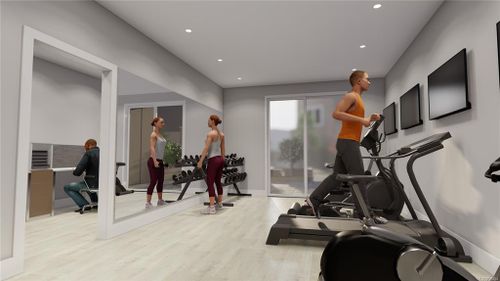 Gym at 654 Granderson Road, Langford