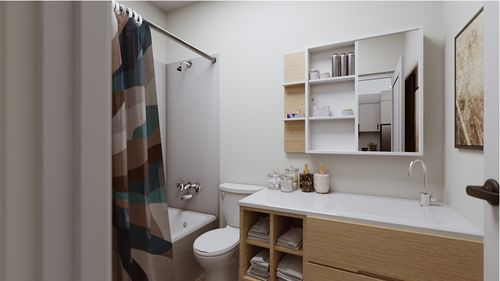 Bathroom - Floor Plan A at 530 Goldstream Avenue, Goldstream, Langford