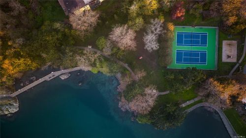 Tennis courts by 820 Dunsmuir West Bay Crest at 820 Dunsmuir Road, Esquimalt