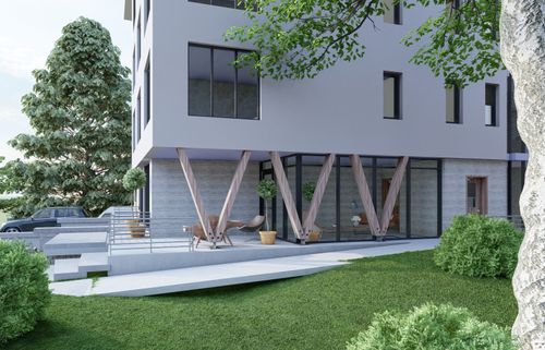seaview-terrace-victoria-presale-condos-entrance at 734 Sea Terrace, Esquimalt