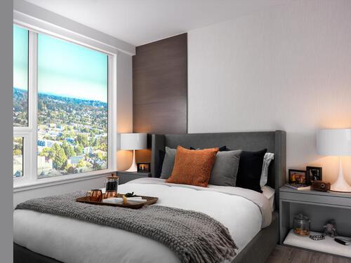 Bedroom 2, Hudson Place One at 777 Herald Street, Downtown, Victoria