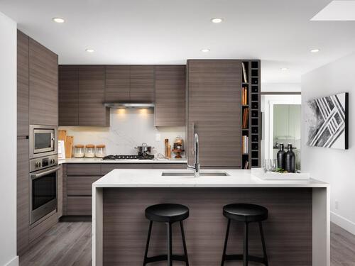 Kitchen, Hudson Place One at 777 Herald Street, Downtown, Victoria