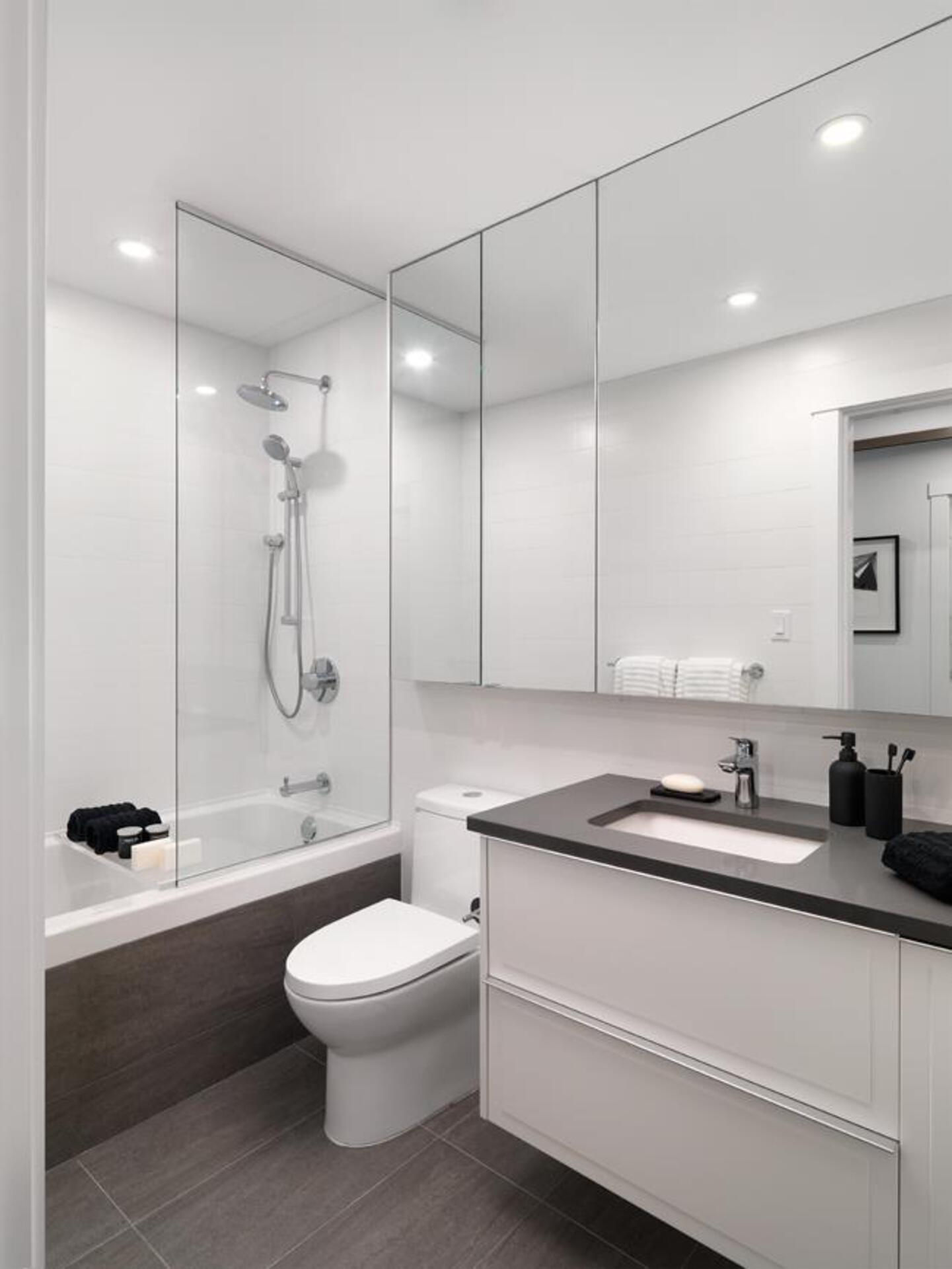 Bathroom, Hudson Place One at 777 Herald Street, Downtown, Victoria