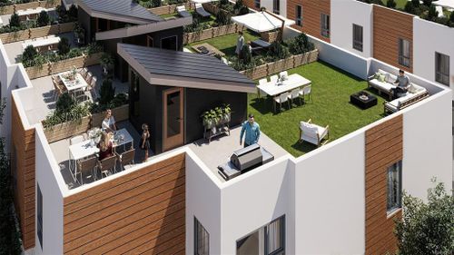 Rooftop at 4128 Glanford Avenue, Saanich West