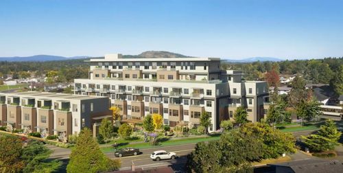 Aerial at 3982 Gordon Head Road, Victoria