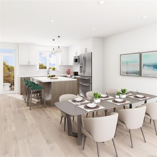 kitchen-living room at 3208 Happy Valley Road, Langford