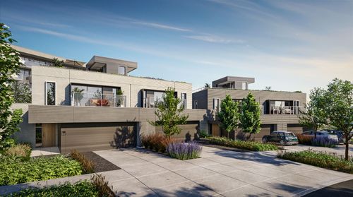 origin-townhome-street-view at 3550 Seabluff Crescent, Colwood