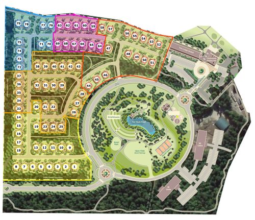 Site Plan | Pheasant Glen | Victoria New Homes Group at 530 Hole-in-one Drive, Qualicum Beach, Parksville/Qualicum