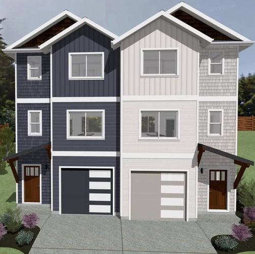 Coastwoods Townhomes | Rendering at 493 Delora Drive, Colwood
