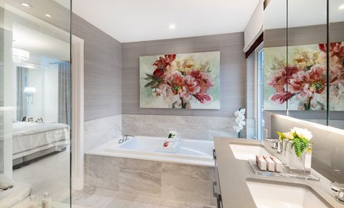 Hadleigh on the Park Bathroom at 3306 Princeton Avenue, Burke Mountain, Coquitlam
