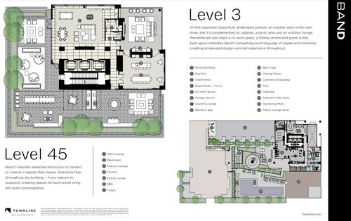 Band by Townline penthouse amenities Level 3 and 45 at 668 Whiting Way, Burquitlam, Coquitlam Band by Townline penthouse amenities Level 3 and 45 at 668 Whiting Way, Burquitlam, Coquitlam