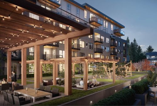 Port and Mill Courtyard, Port Moody at 645 Como Lake Avenue, Burquitlam, Coquitlam