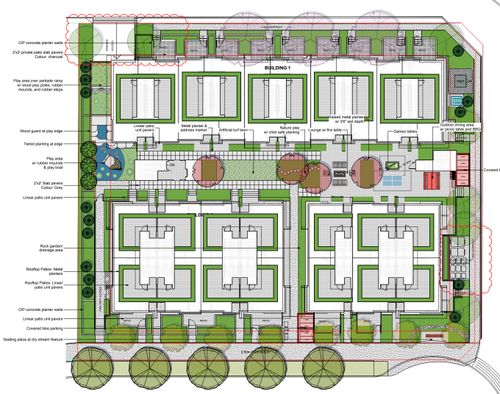 Harris Wood West Coquitlam Townhomes Aerial View at 519 Harrison Avenue, Coquitlam West, Coquitlam