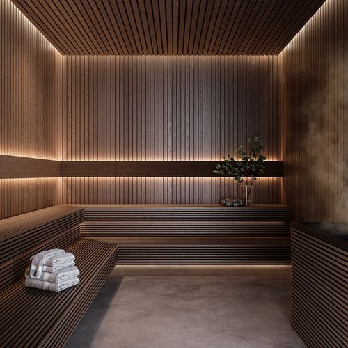 Inlet District Port Moody The Well  -Sauna Room at 255 Ioco Road, Port Moody Centre, Port Moody