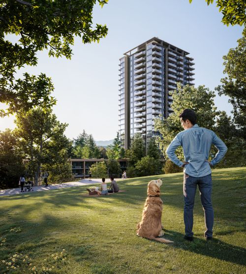 Inlet District Port Moody 1 Market Square Building at 255 Ioco Road, Port Moody Centre, Port Moody