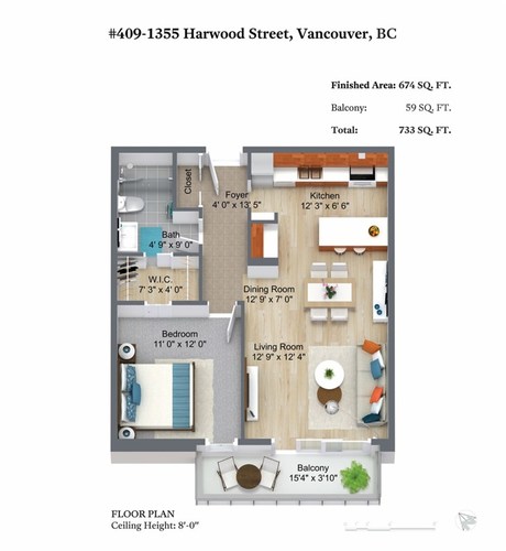 1355-harwood-street-west-end-vw-vancouver-west-11 at 409 - 1355 Harwood Street, West End VW, Vancouver West