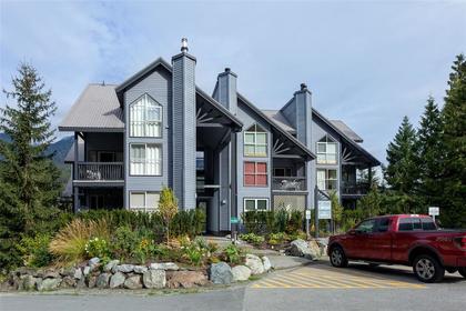 courtyard at 2213 Marmot Place, Whistler Creek, Whistler