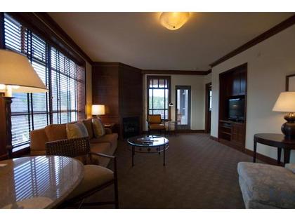 living area at 503 - 4591 Blackcomb Way, Benchlands, Whistler